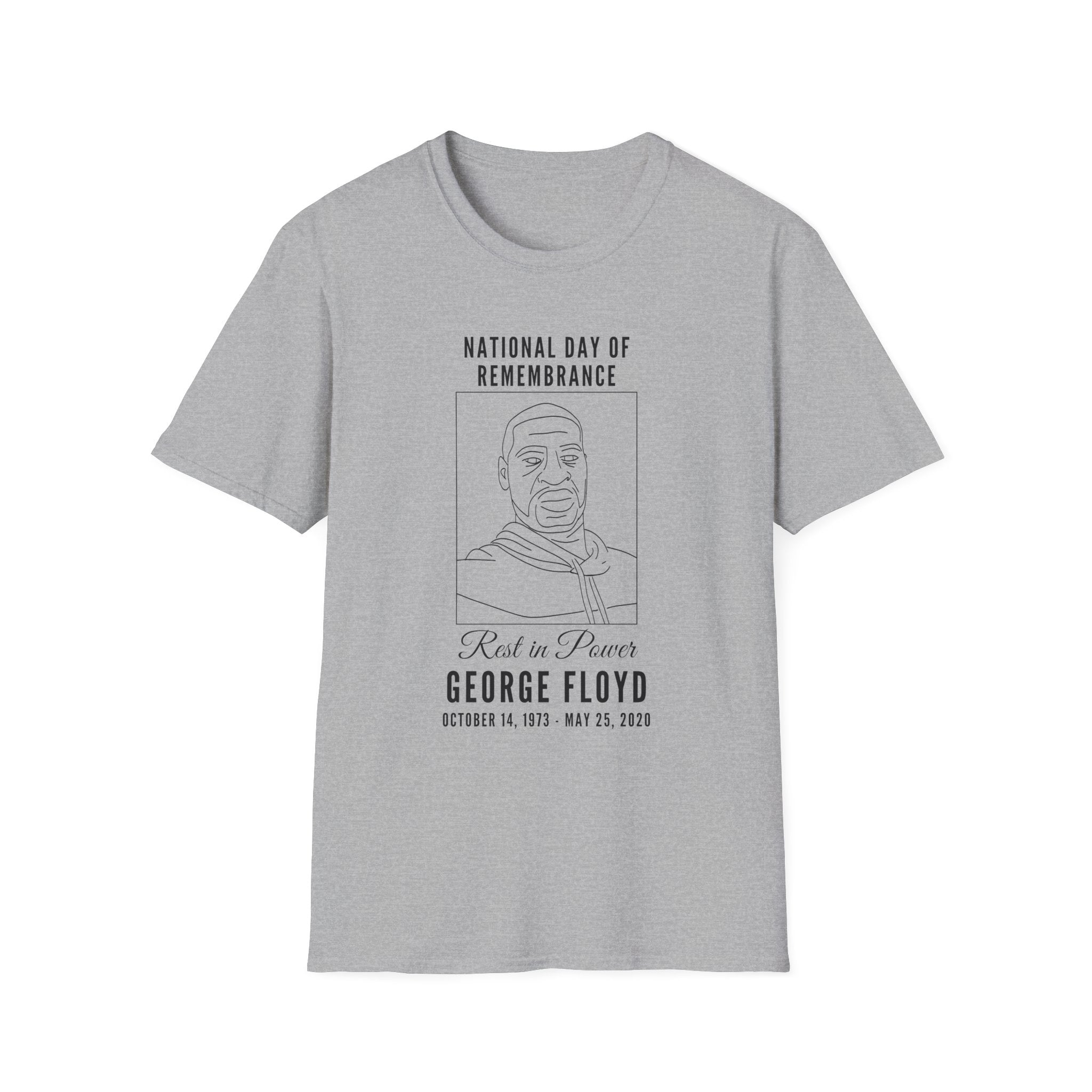 George Floyd October 14th Birthday National Day of Remembrance T-Shirt