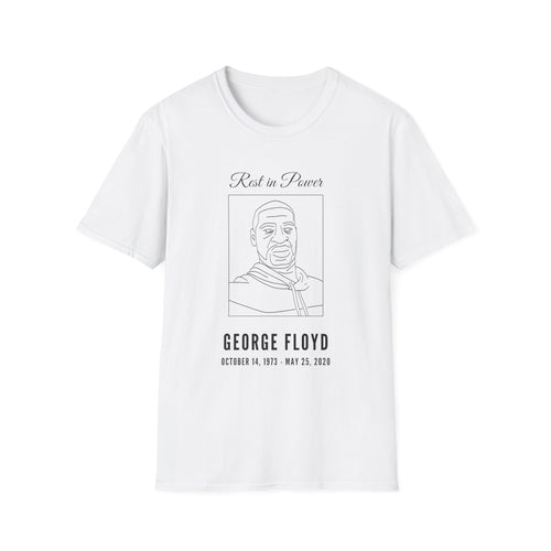 George Floyd Memorial Line Art Shirt