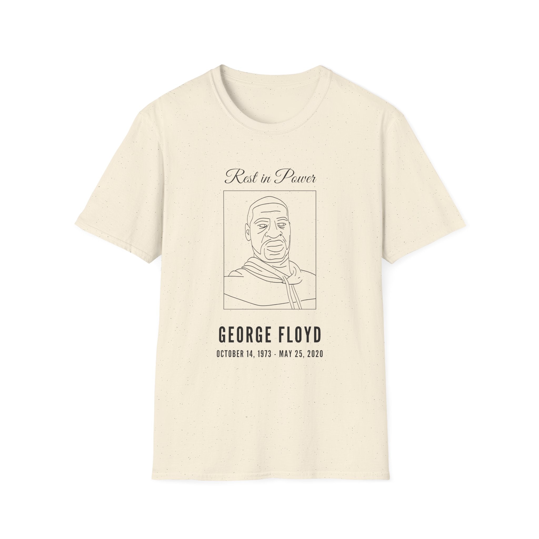 George Floyd Memorial Line Art Shirt