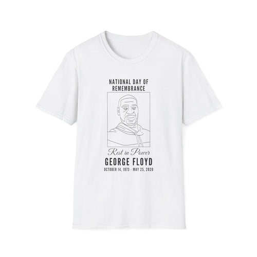George Floyd October 14th Birthday National Day of Remembrance T-Shirt