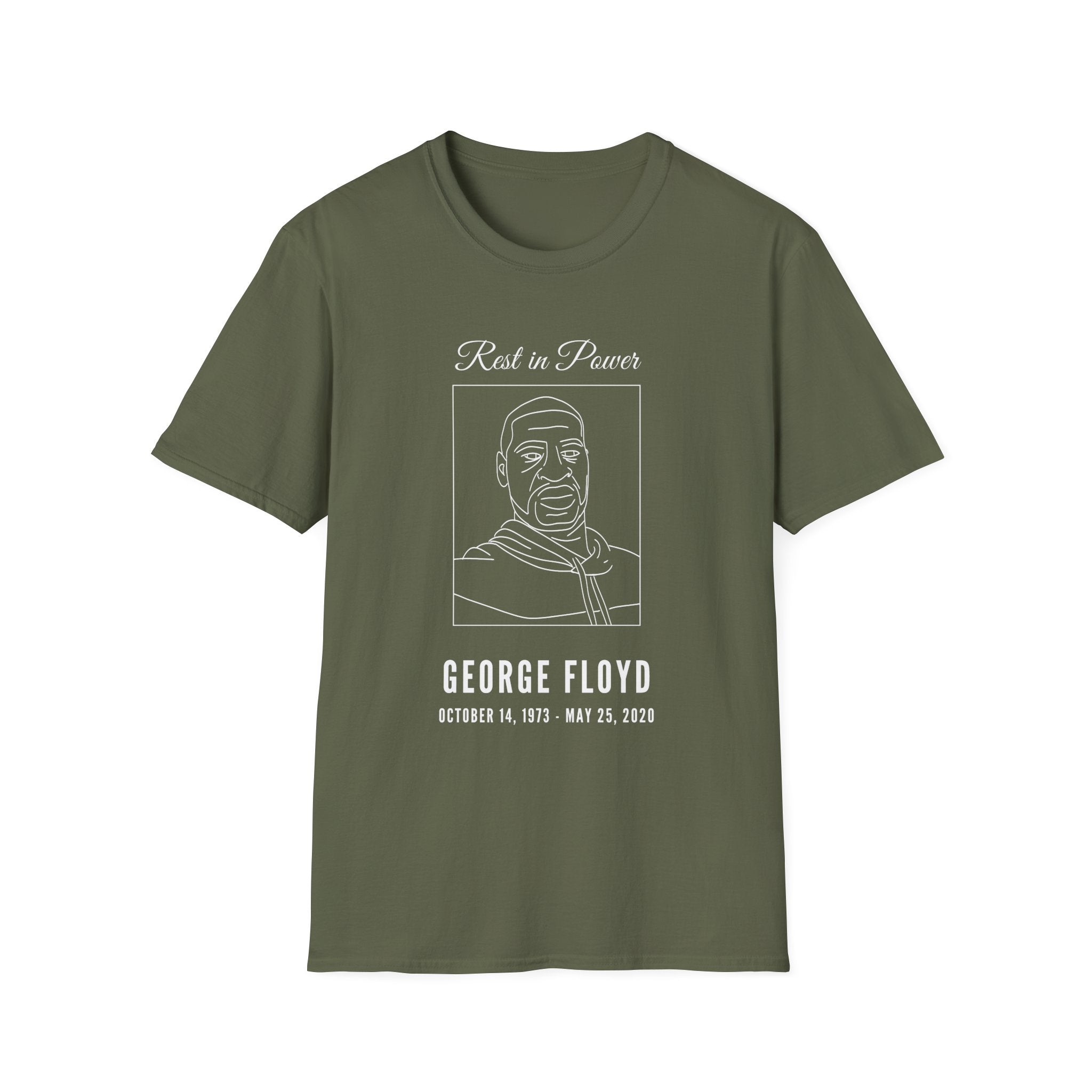 George Floyd Memorial Line Art Shirt