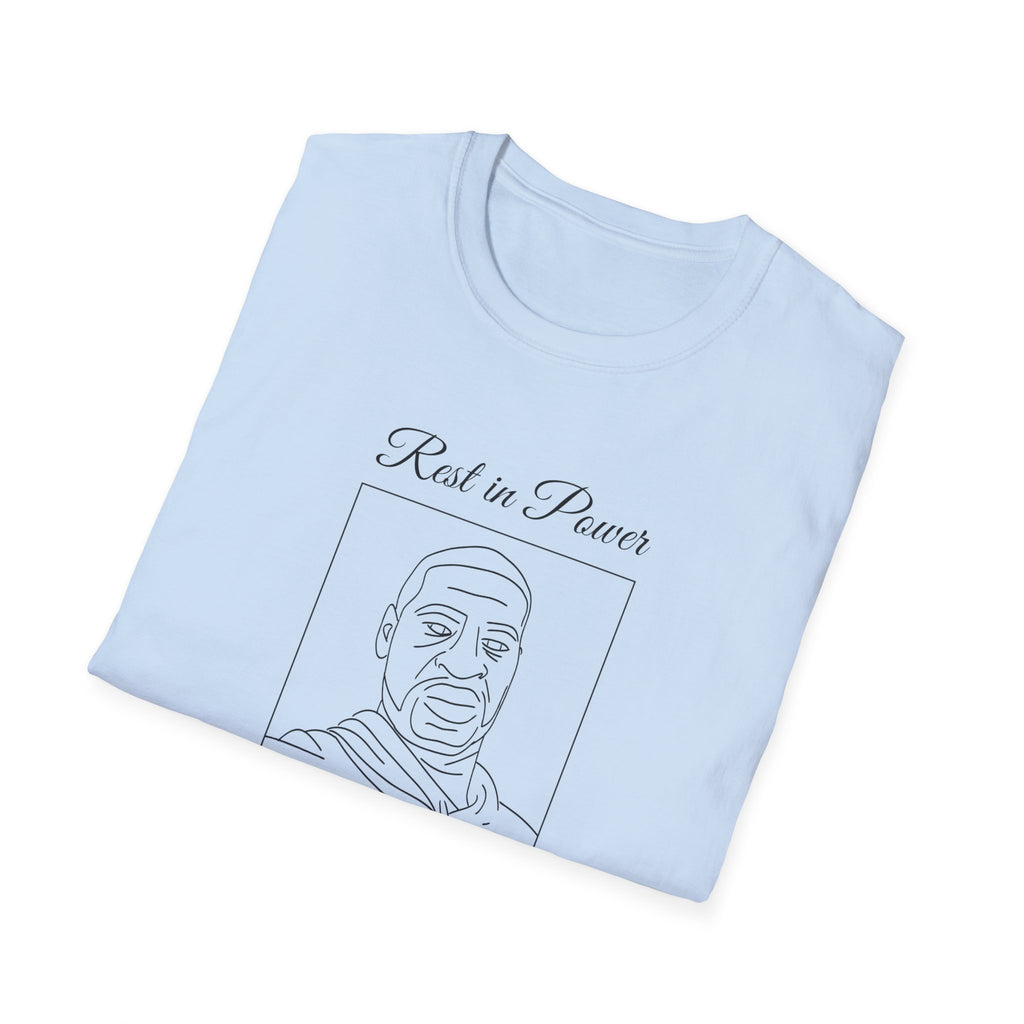 George Floyd Memorial Line Art Shirt