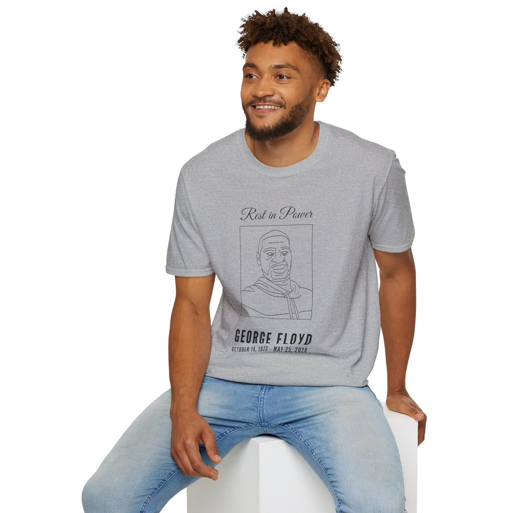 George Floyd Memorial Line Art Shirt