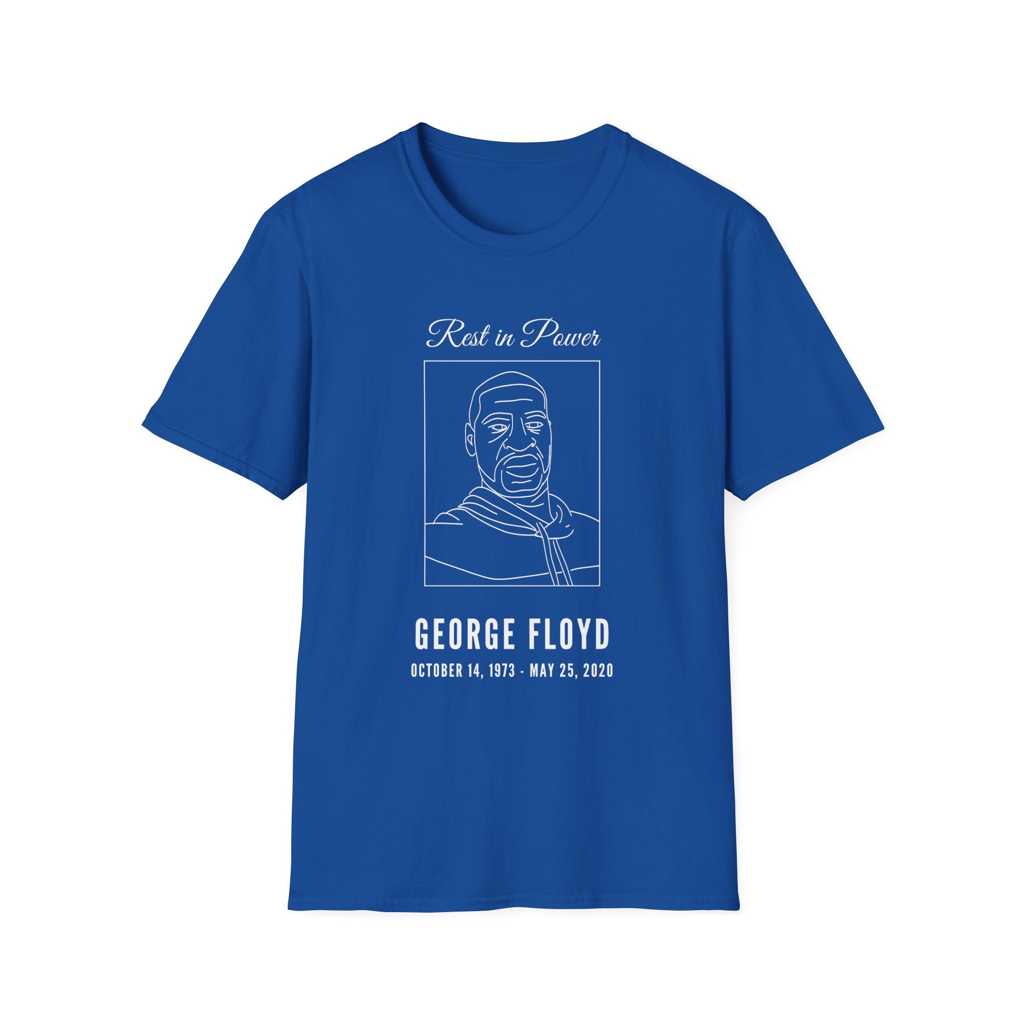 George Floyd Memorial Line Art Shirt