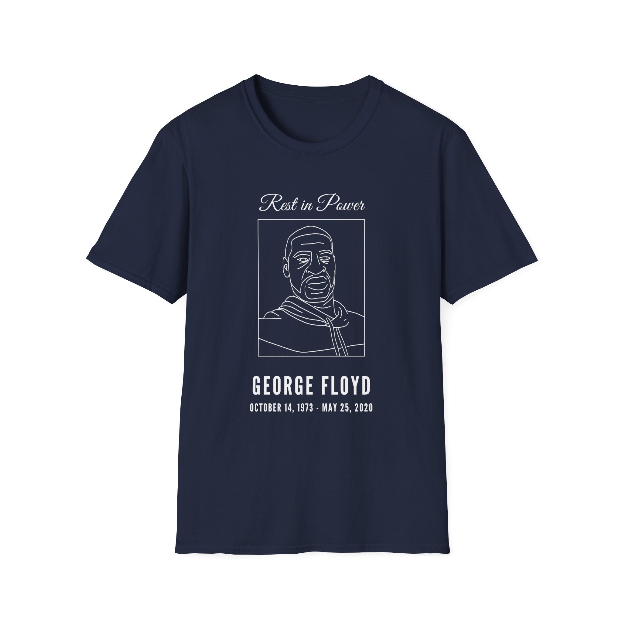 George Floyd Memorial Line Art Shirt