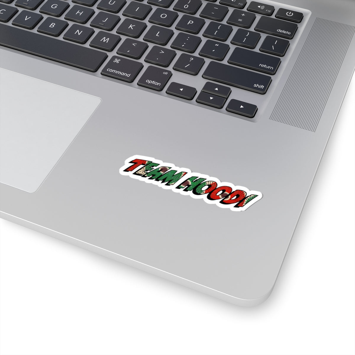 Team Hoodi Mixed Doubles Name Kiss-Cut Sticker