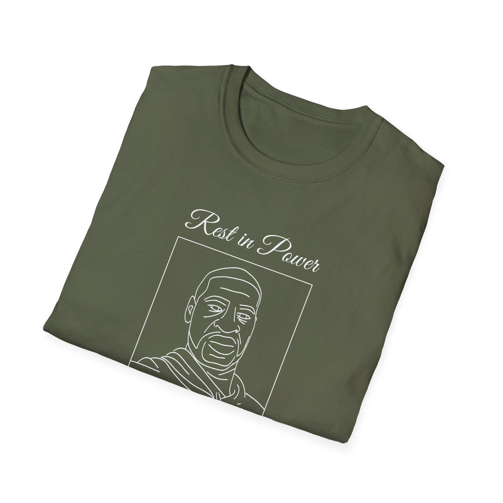 George Floyd Memorial Line Art Shirt