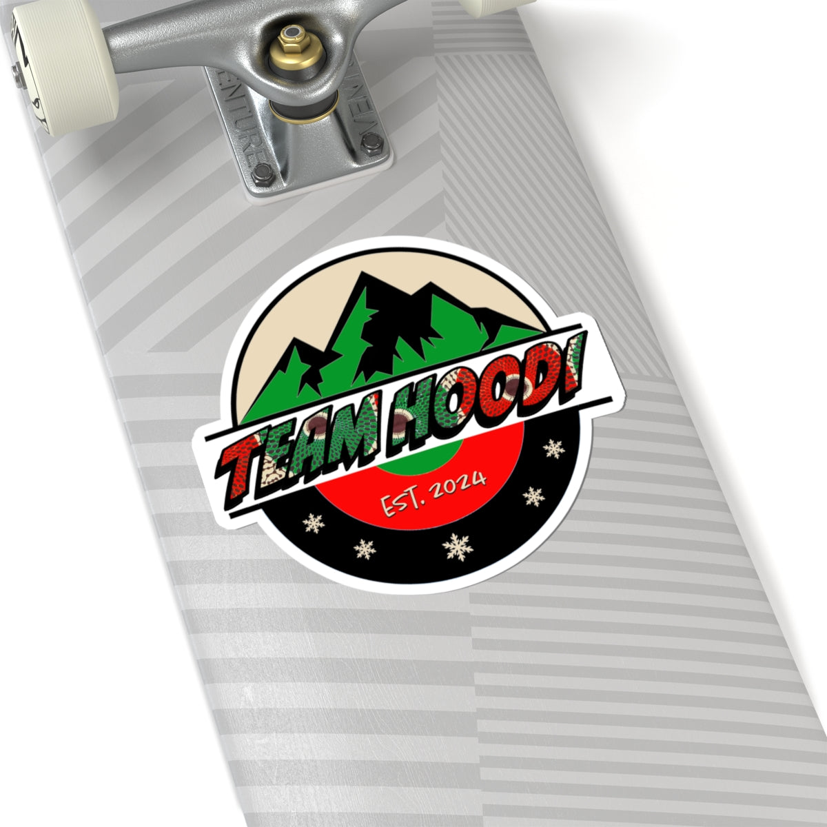 Team Hoodi Mixed Doubles Official Logo Kiss-Cut Sticker