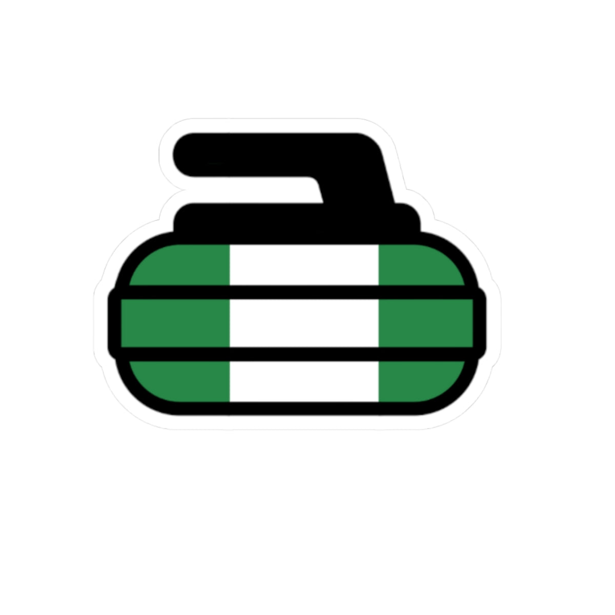 Nigeria Curling Federation Kiss-Cut Sticker