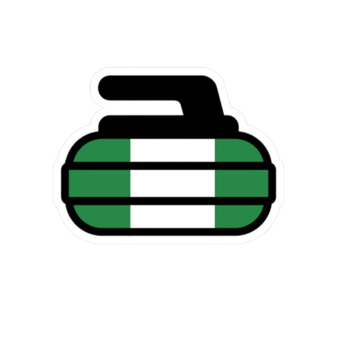 Nigeria Curling Federation Kiss-Cut Sticker