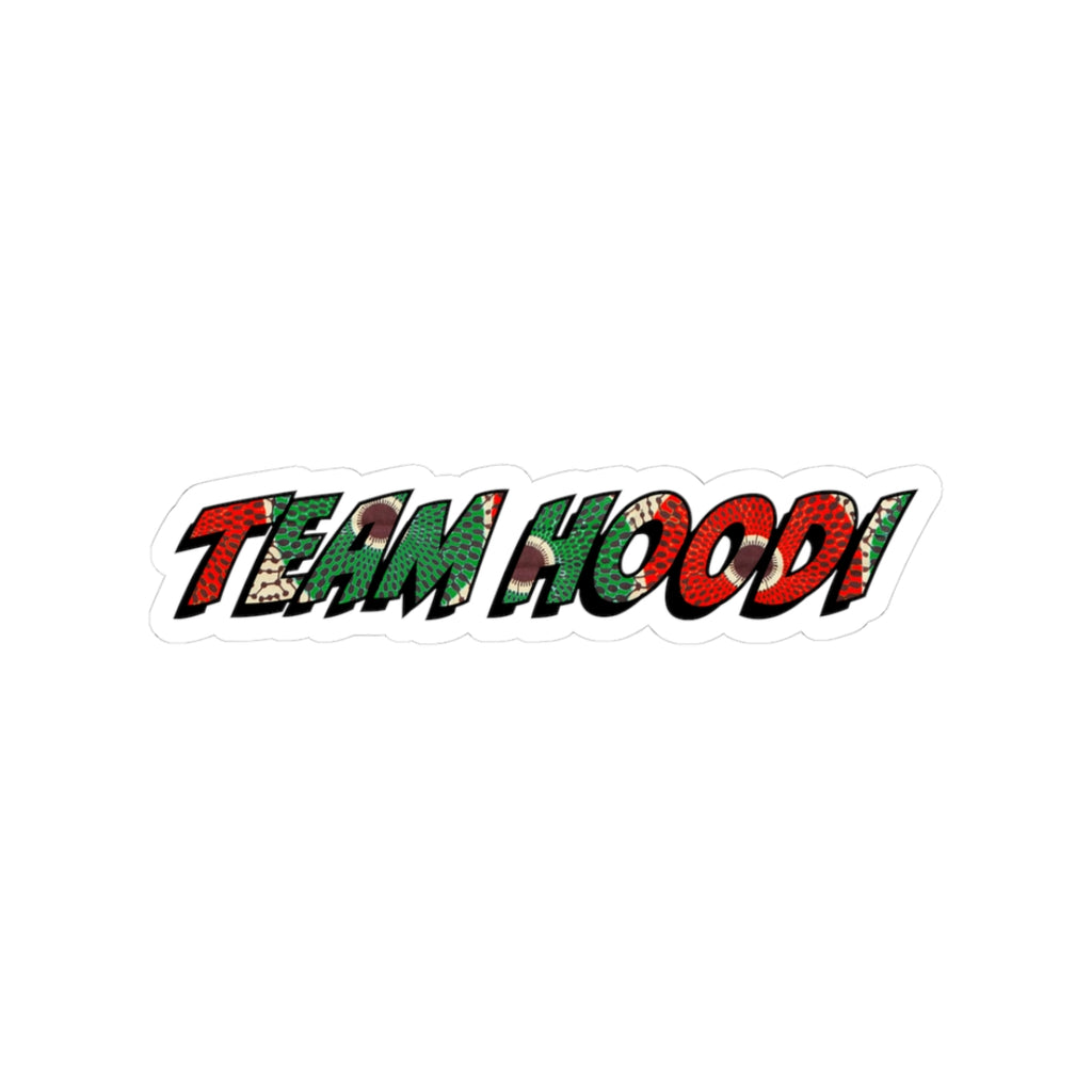 Team Hoodi Mixed Doubles Name Kiss-Cut Sticker