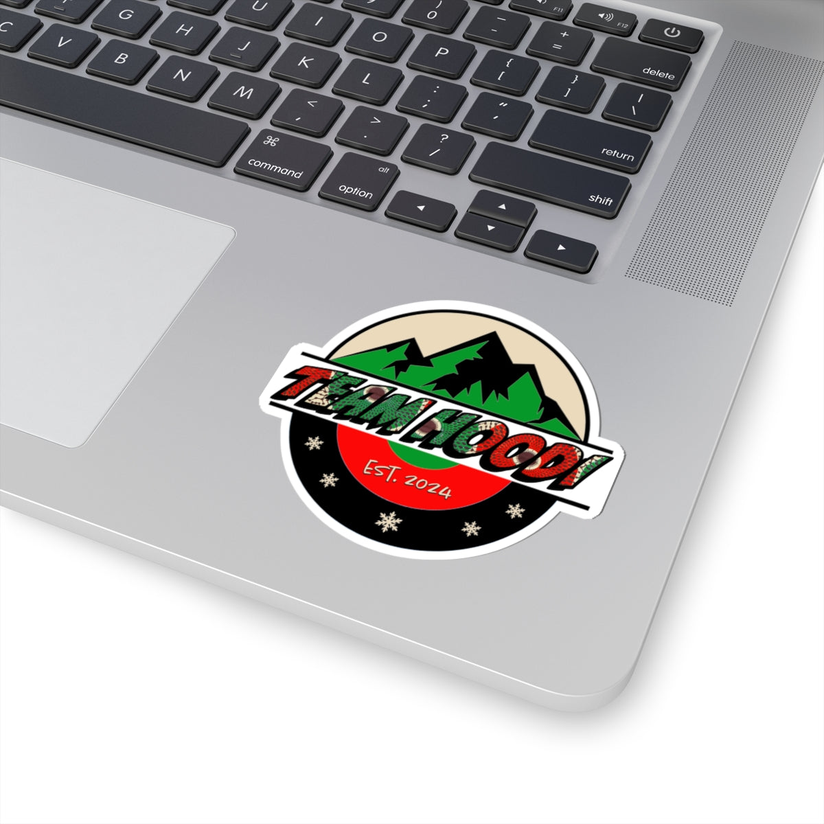 Team Hoodi Mixed Doubles Official Logo Kiss-Cut Sticker