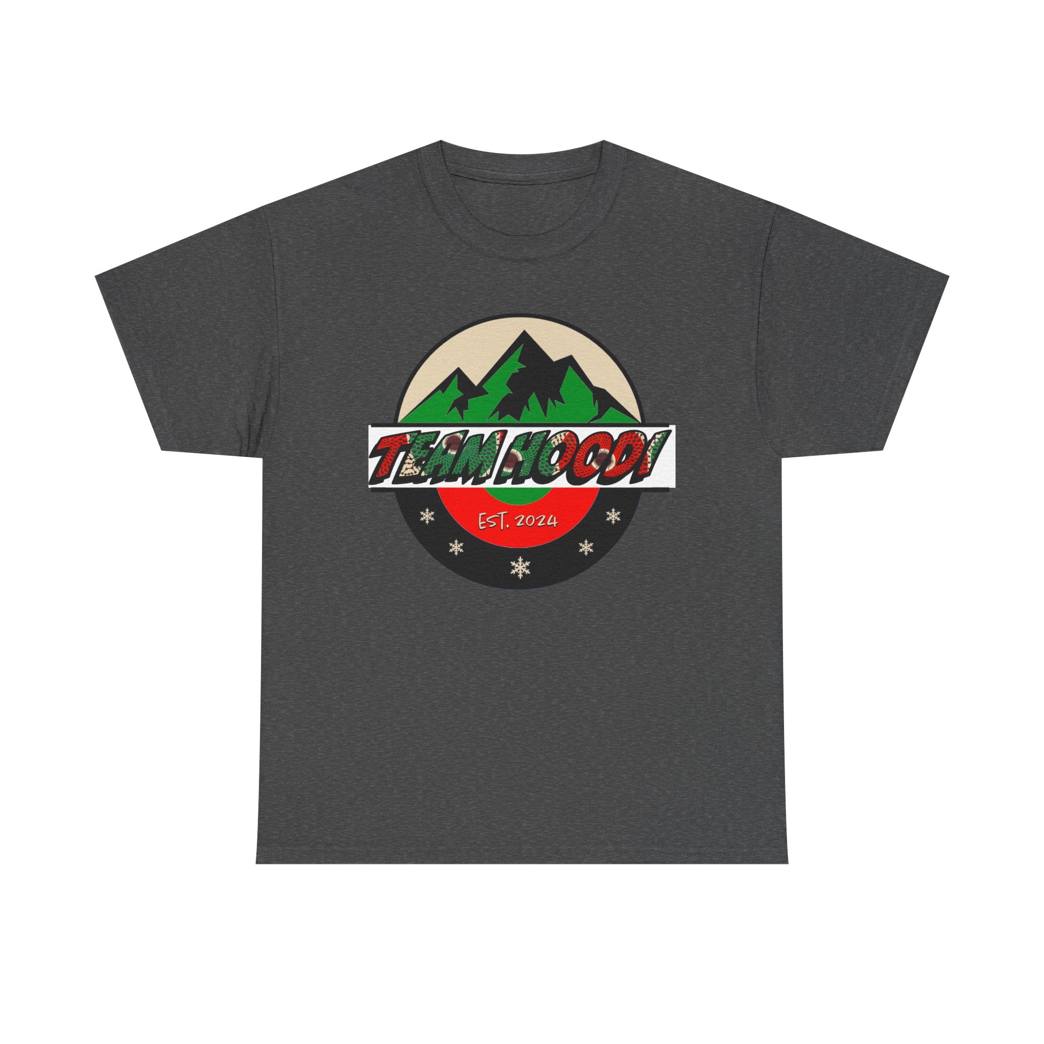 Unisex Heavy Cotton Tee with Team Hoodi Official Design - Show Your Support for your Favorite Nigerian Mixed Doubles Curling Team