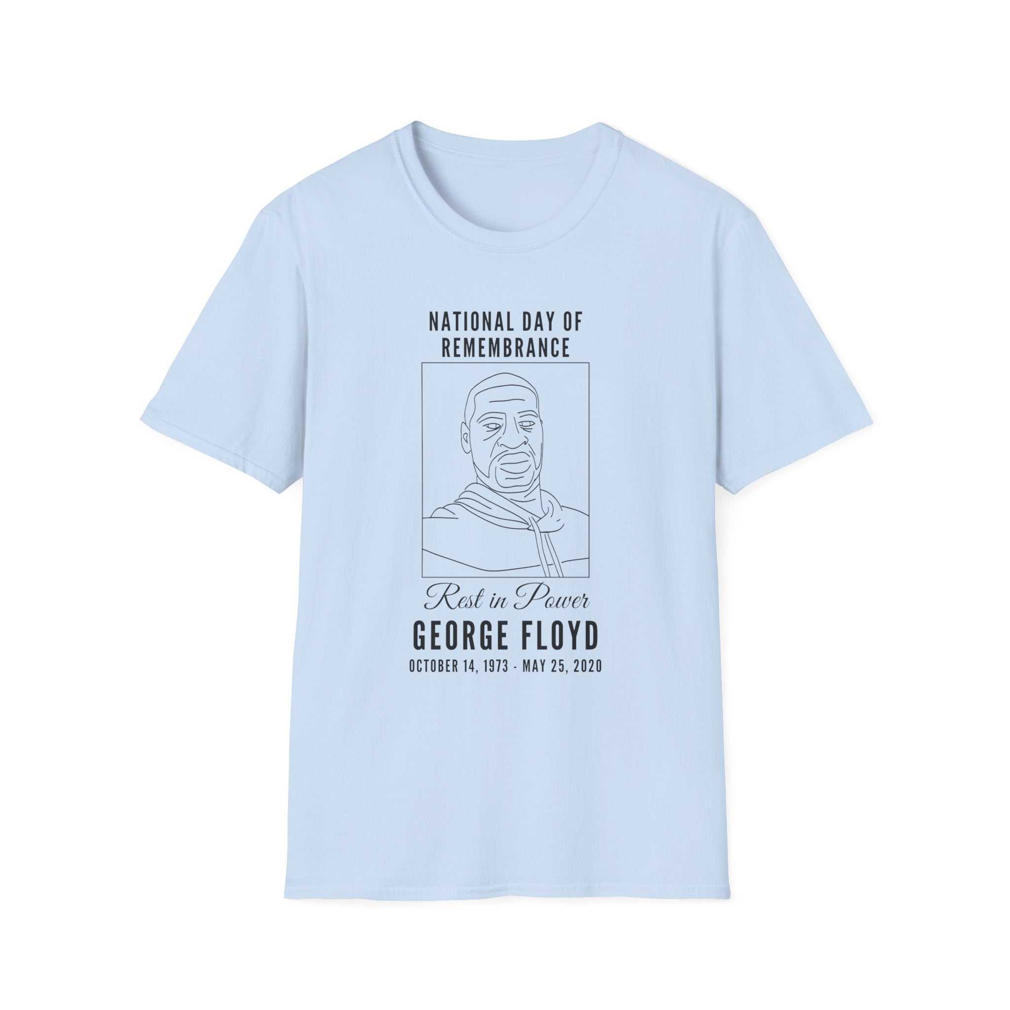 George Floyd October 14th Birthday National Day of Remembrance T-Shirt