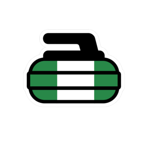 Nigeria Curling Federation Kiss-Cut Sticker