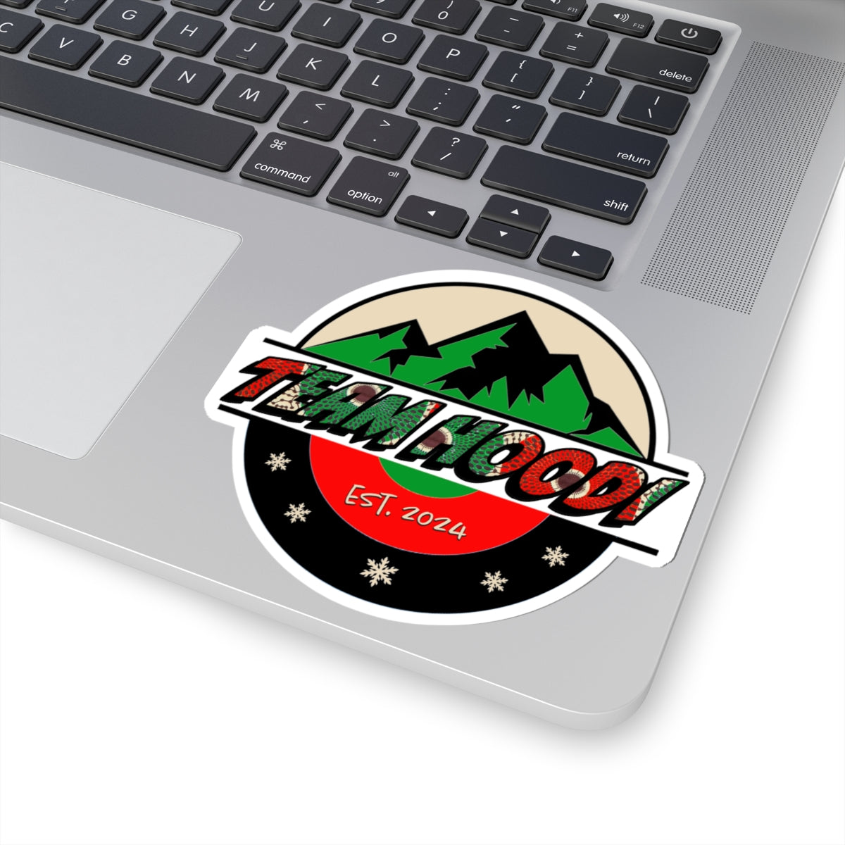 Team Hoodi Mixed Doubles Official Logo Kiss-Cut Sticker