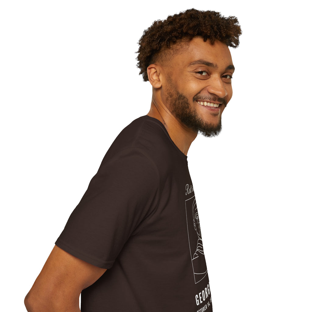 George Floyd Memorial Line Art Shirt