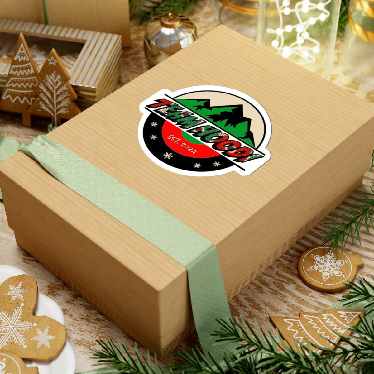 Team Hoodi Mixed Doubles Official Logo Kiss-Cut Sticker