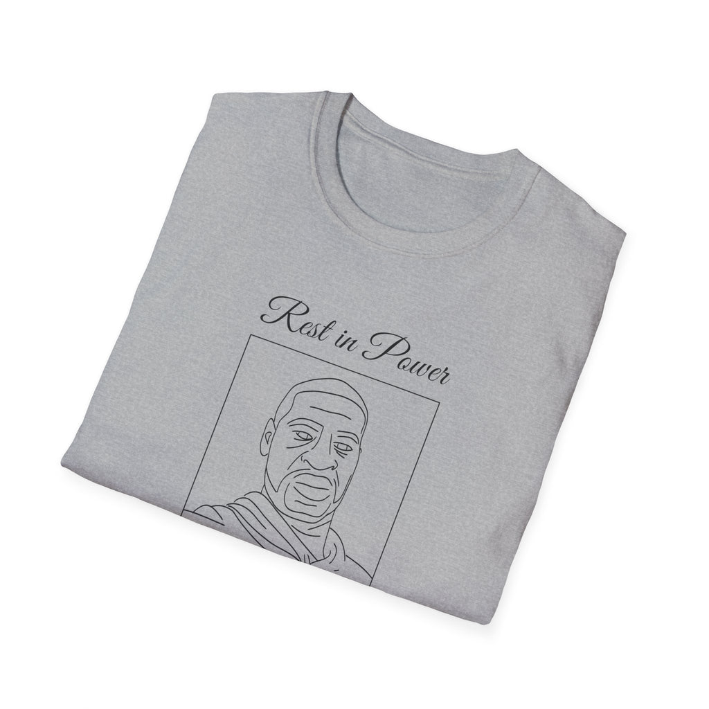 George Floyd Memorial Line Art Shirt