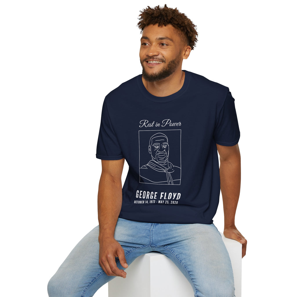 George Floyd Memorial Line Art Shirt