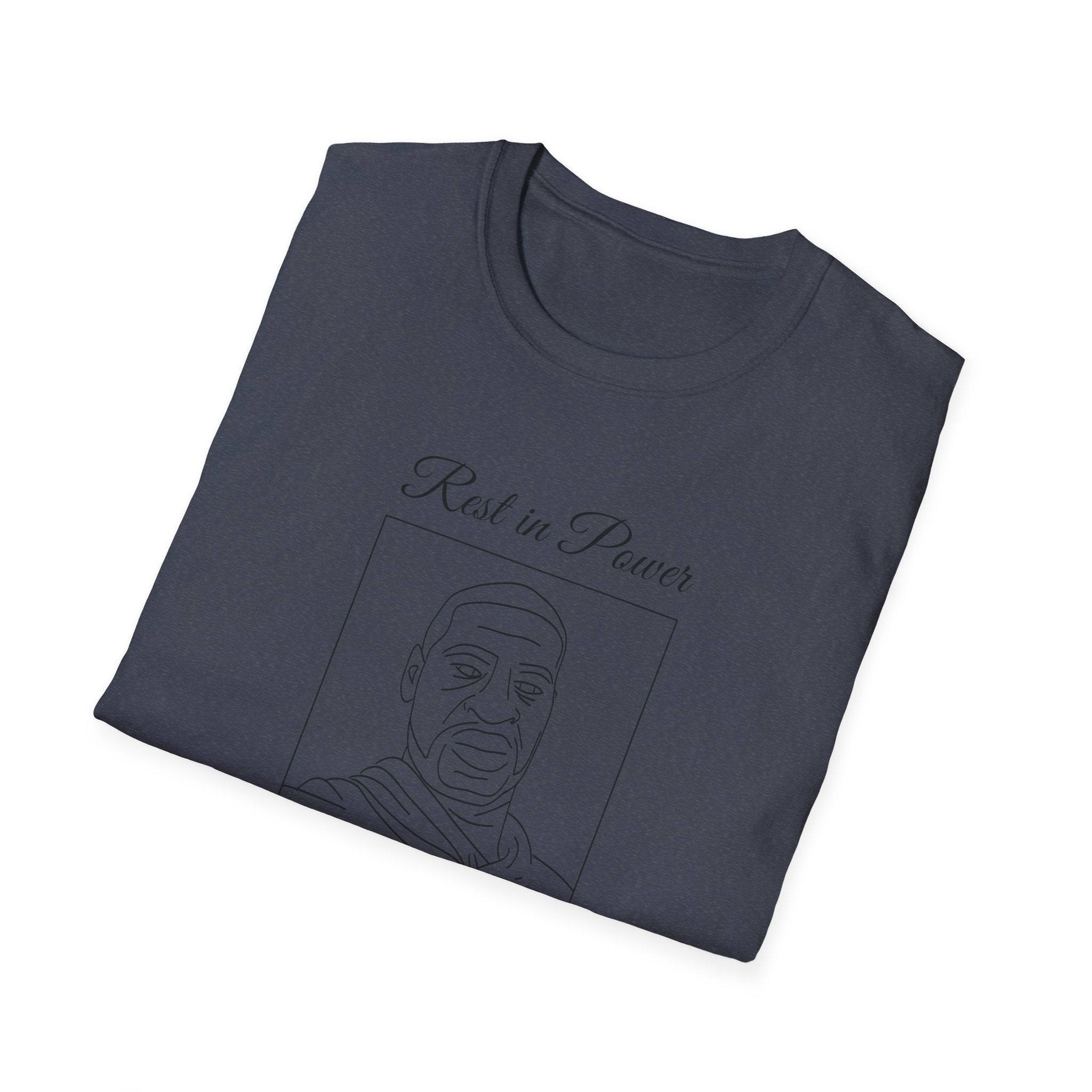 George Floyd Memorial Line Art Shirt