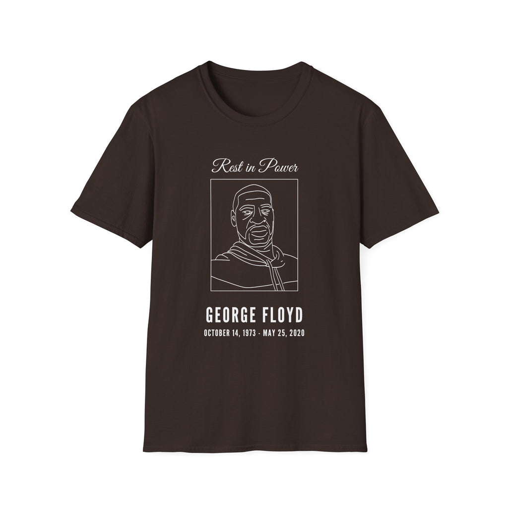 George Floyd Memorial Line Art Shirt