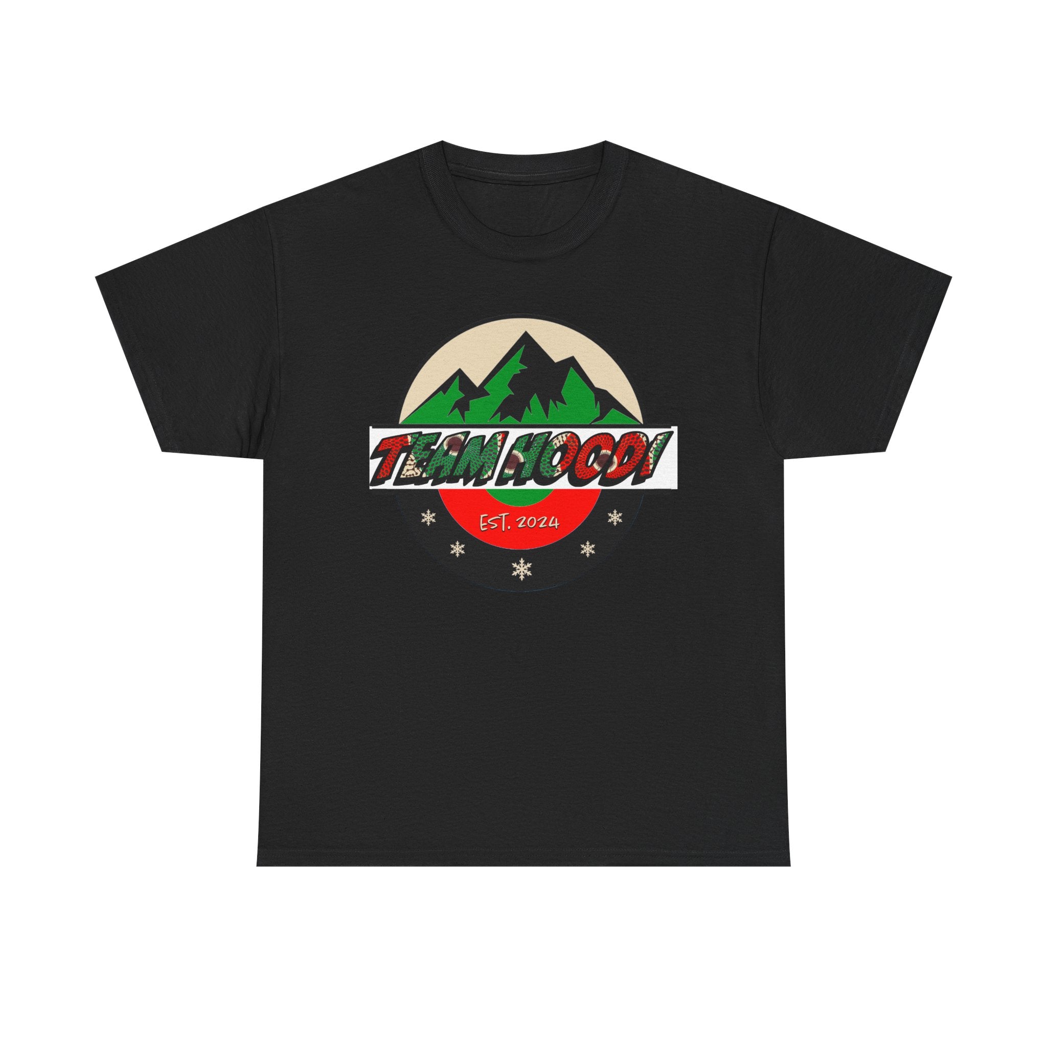 Unisex Heavy Cotton Tee with Team Hoodi Official Design - Show Your Support for your Favorite Nigerian Mixed Doubles Curling Team