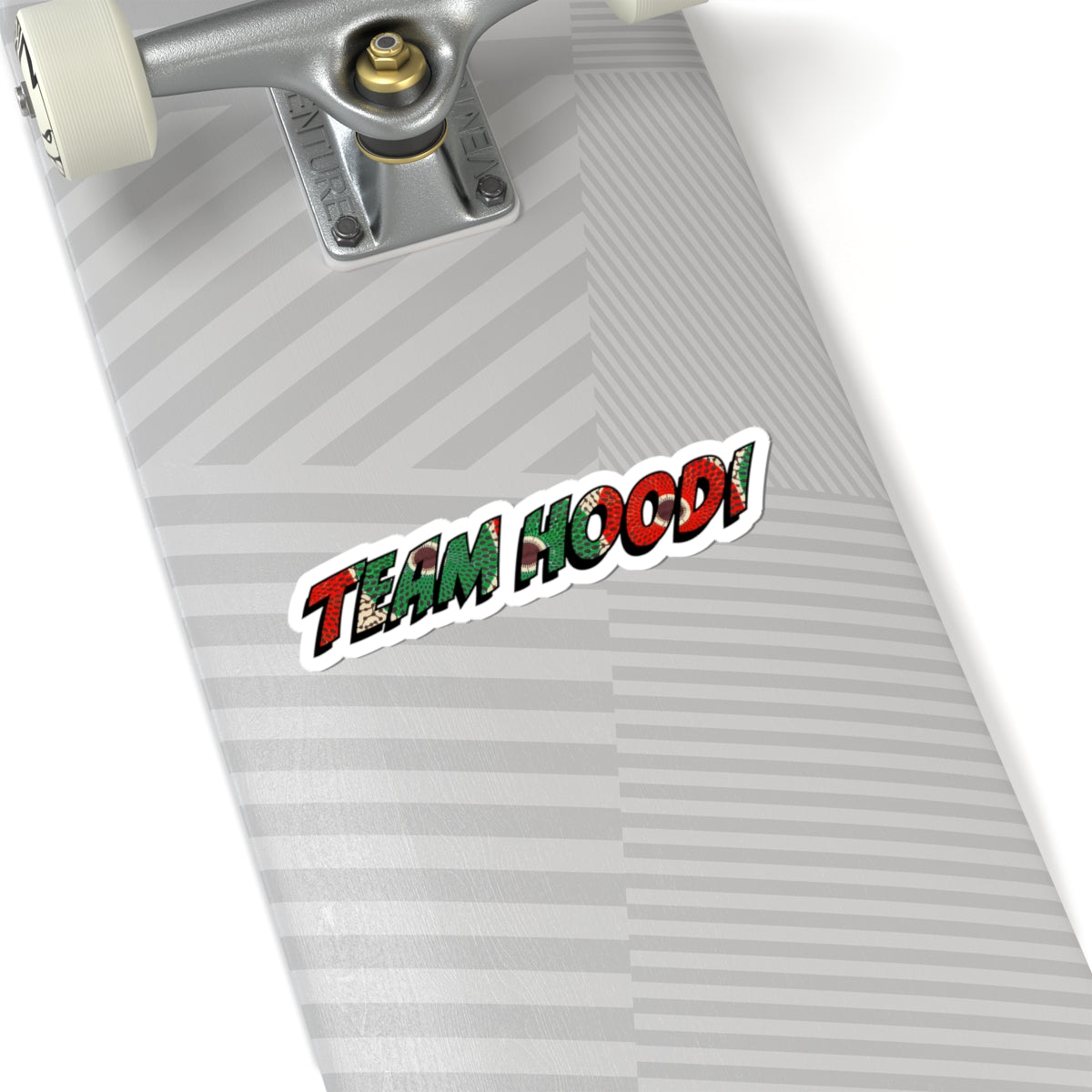 Team Hoodi Mixed Doubles Name Kiss-Cut Sticker