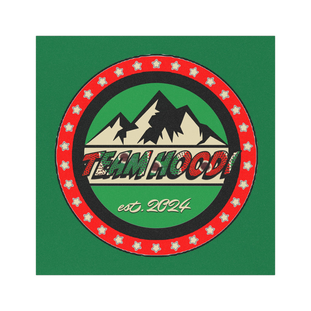 Car Magnet - Team Hoodi Curling Logo, Colorful Team Spirit