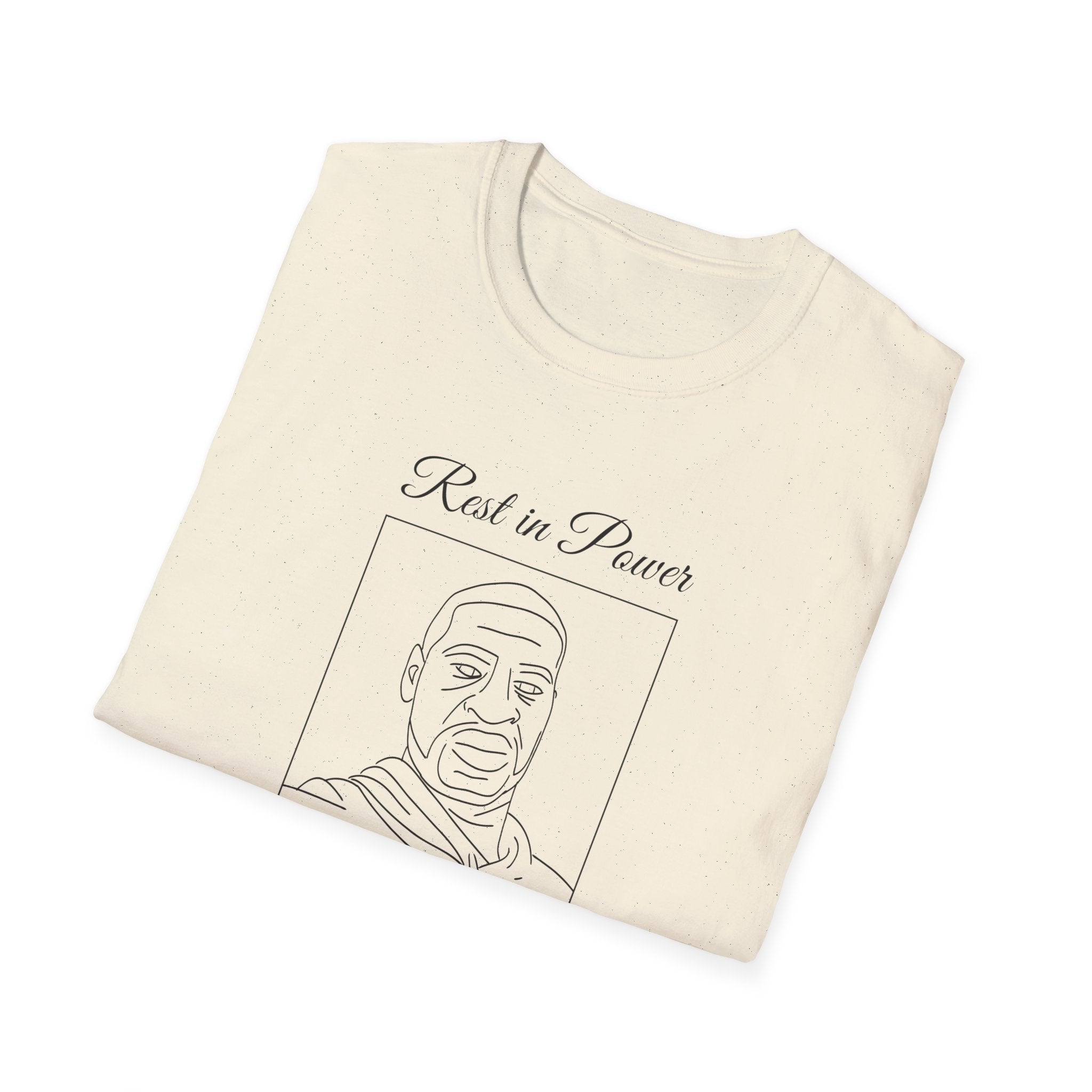 George Floyd Memorial Line Art Shirt