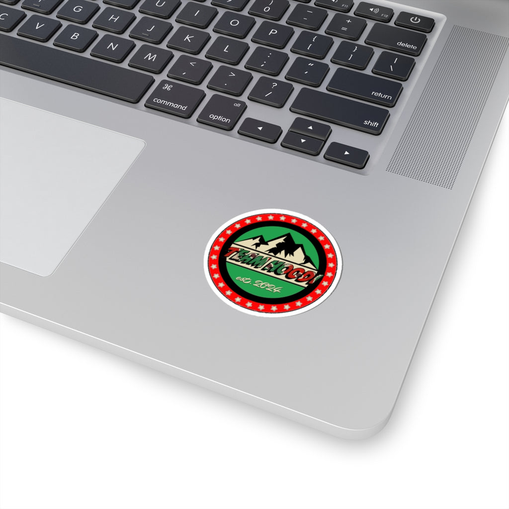 Team Hoodi Mixed Doubles Circle Logo Kiss-Cut Sticker
