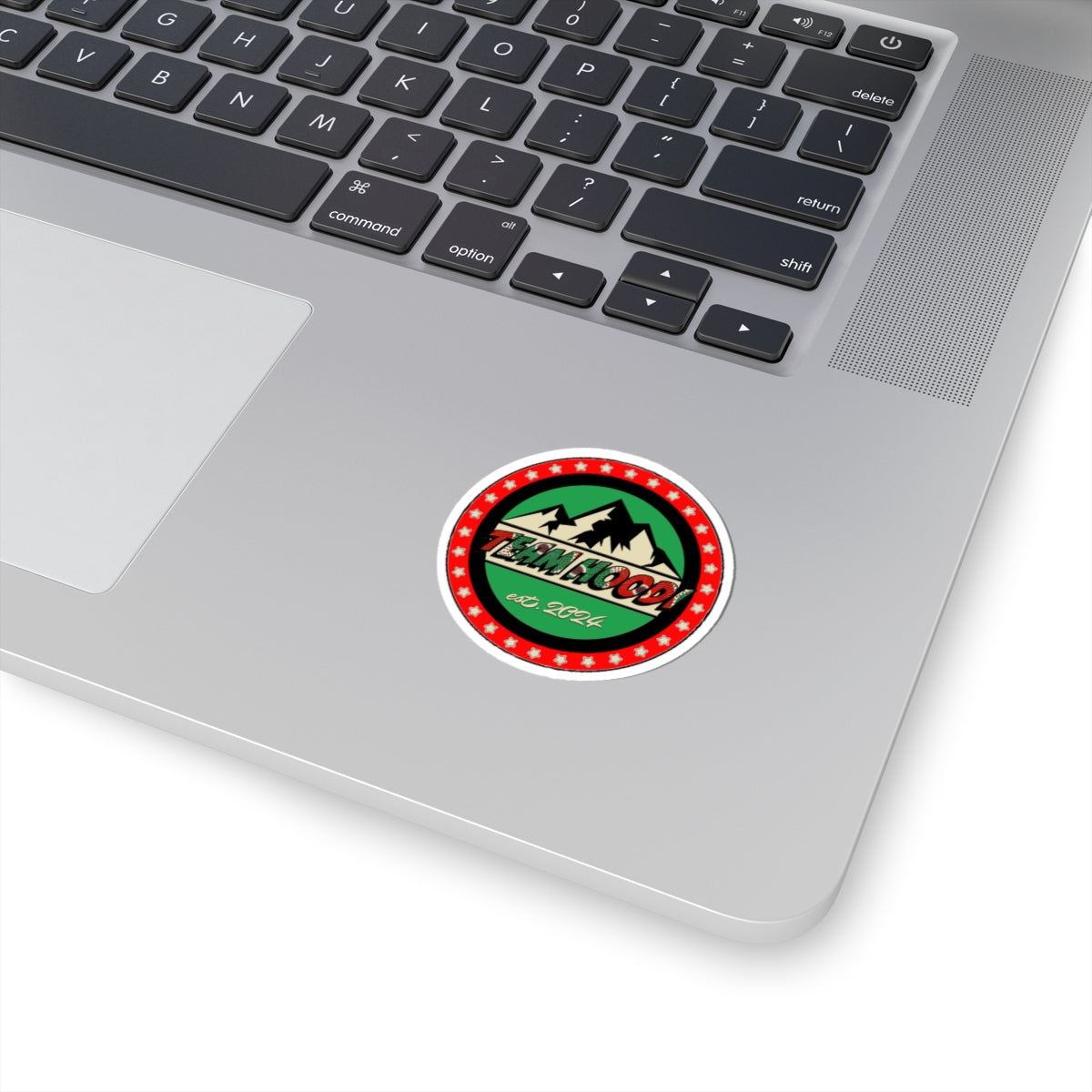 Team Hoodi Mixed Doubles Circle Logo Kiss-Cut Sticker
